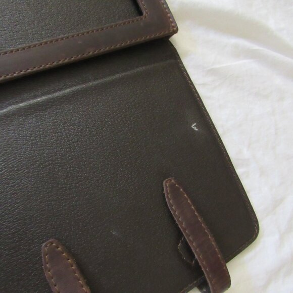 Saddleback Leather Dark Brown Coffee Color IPAD Tablet Case 8" x 10" Distressed - Picture 7 of 7